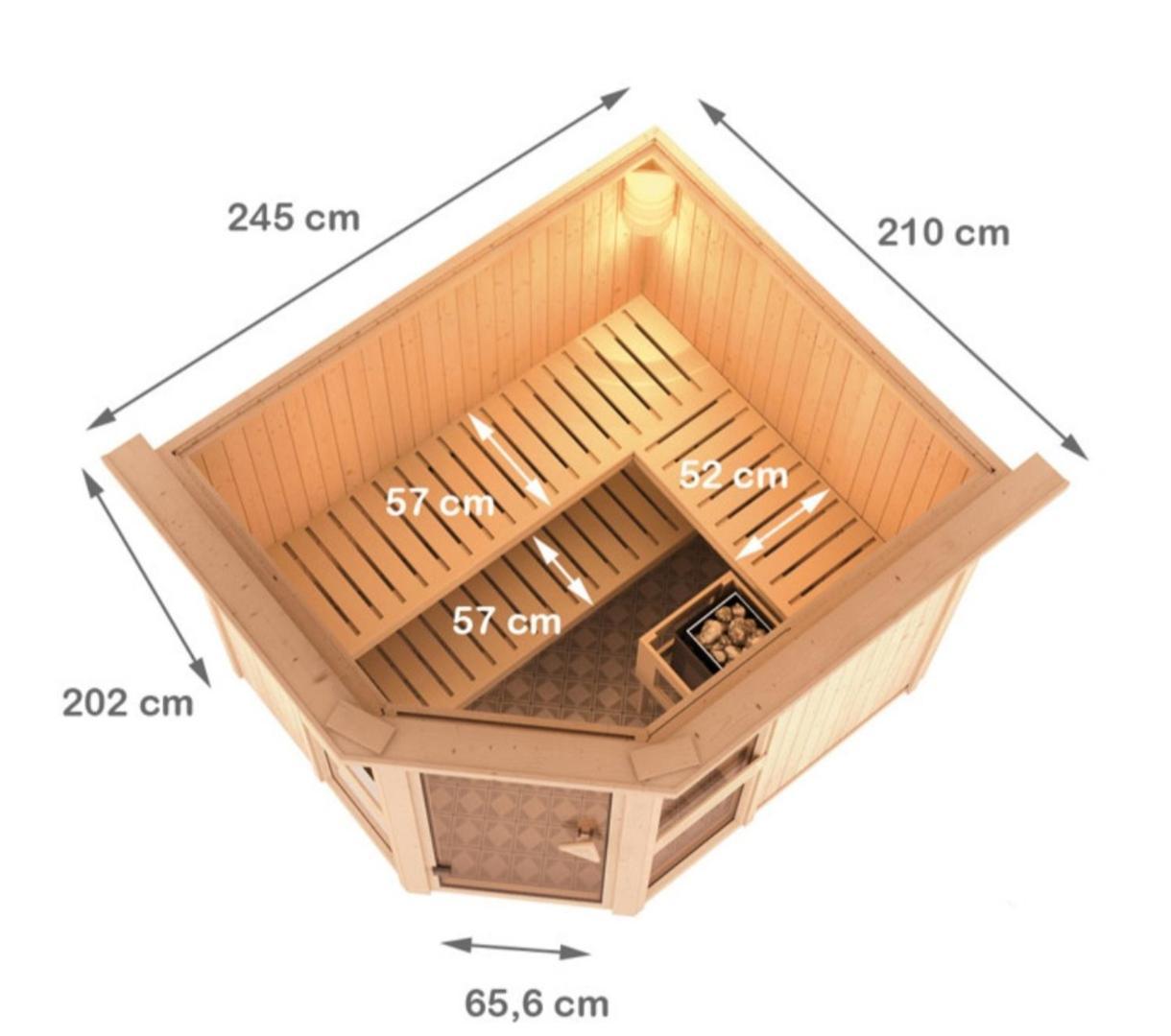 Die Grosse Klecks Mit Sauna Bergen Auf Rugen Exterior foto